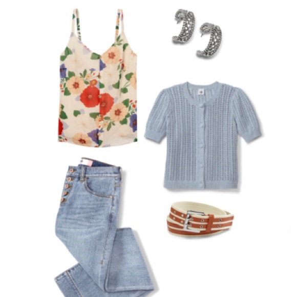 CABI Victoria Cami, Floral, Lined for Opacity, size Medium, GUC, BEAUTIFUL - Picture 3 of 16